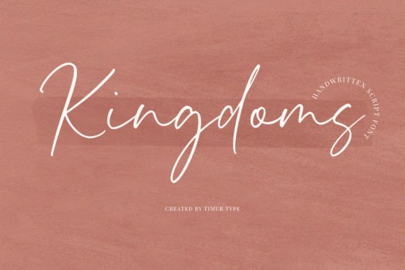 Kingdoms Font Poster 1