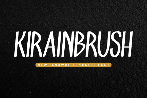 Kirainbrush Font