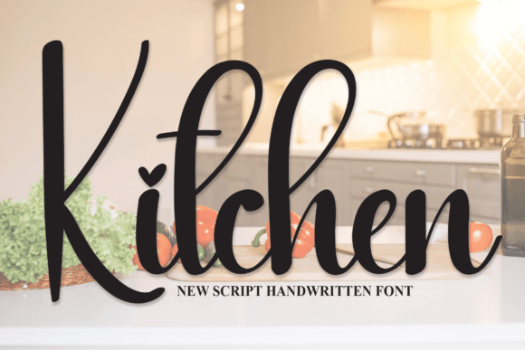 Kitchen Font Poster 1