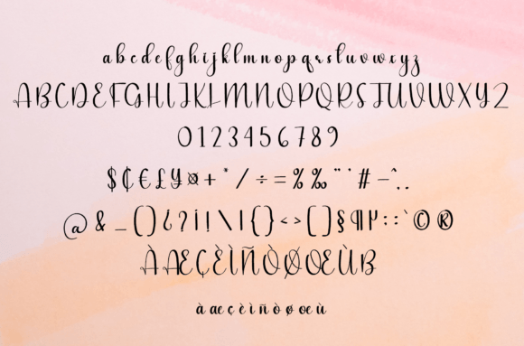 Kitchen Font Poster 6