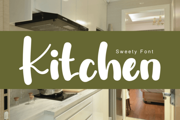 Kitchen Font Poster 1