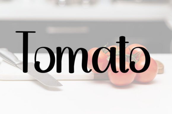 Knife Font Poster 3