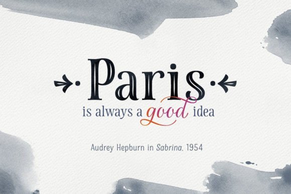 La Parisienne Family Font Poster 2