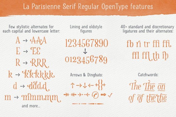 La Parisienne Family Font Poster 6