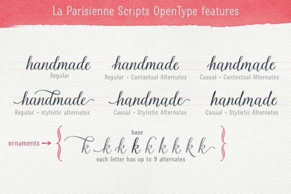 La Parisienne Family Font Poster 8