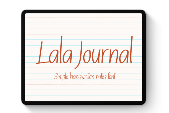 Lala Journal Font Poster 1