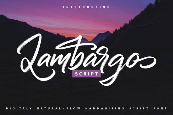 Lambargo Font Poster 1