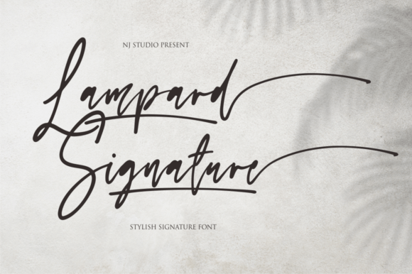 Lampard Signature Font