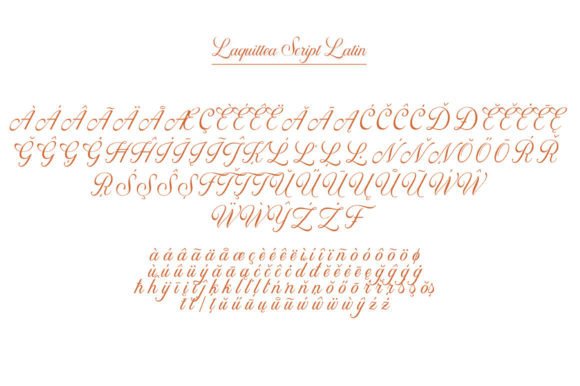 Laquittea Font Poster 10
