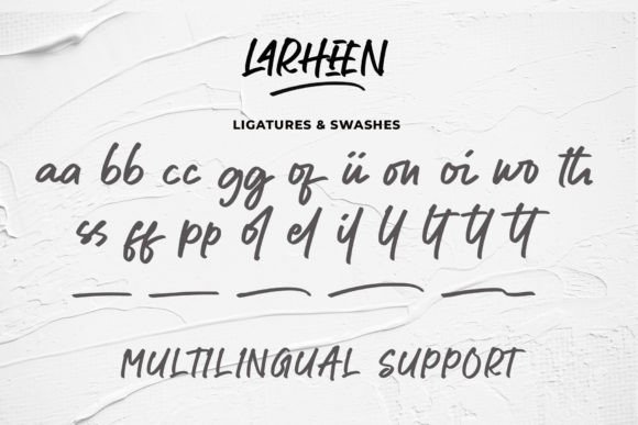 Larheen Font Poster 11