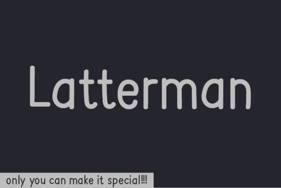 Latterman Font