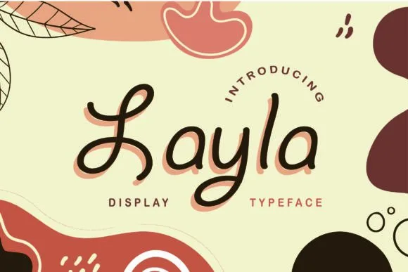 Layla Font Layla Font Poster 1
