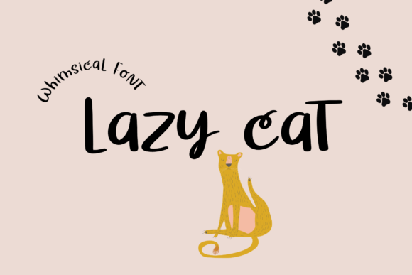 Lazy Cat Font