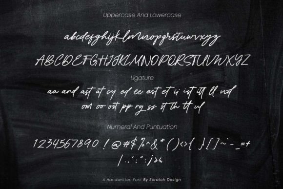 Leathery Font Poster 4