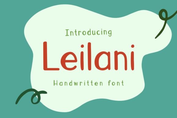 Leilani Font Poster 1