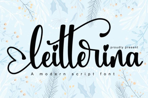 Leitterina Font Poster 1