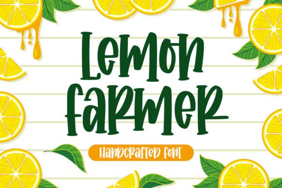 Lemon Farmer Font Poster 1
