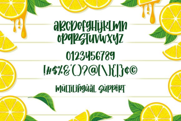 Lemon Farmer Font Poster 6
