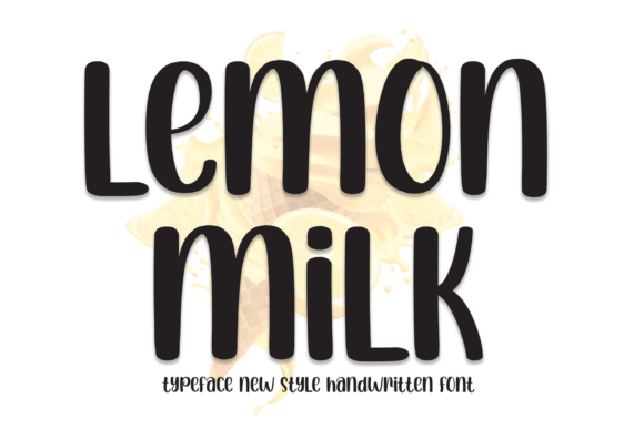 Lemon Milk Font Poster 1
