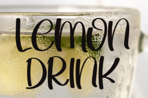 Lemon Party Font Poster 3