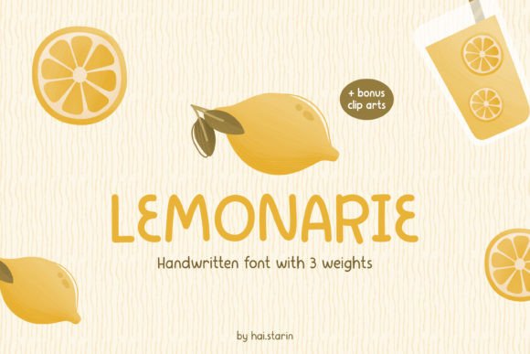 Lemonarie Font Poster 1