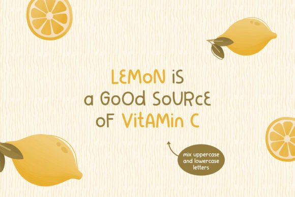 Lemonarie Font Poster 2