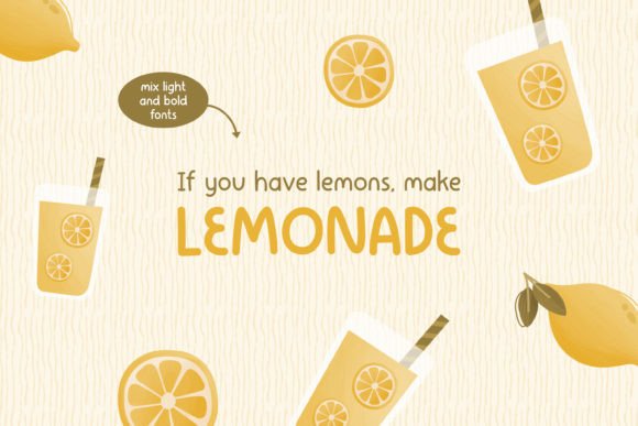 Lemonarie Font Poster 3