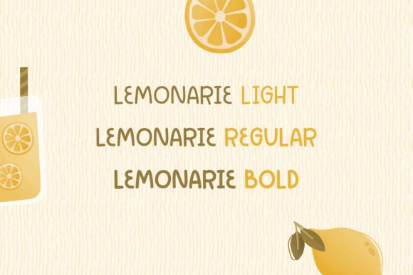 Lemonarie Font Poster 4