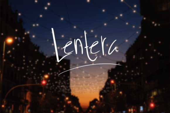 Lentera Font Poster 1