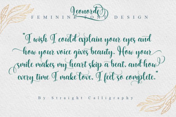 Leonorde Font Poster 10