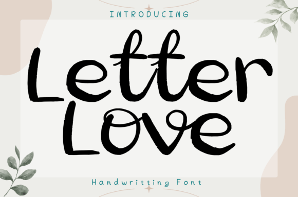 Letter Love Font