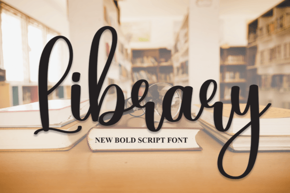 Library Font Poster 1