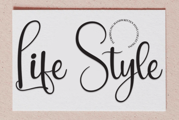 Life Style Font Poster 1