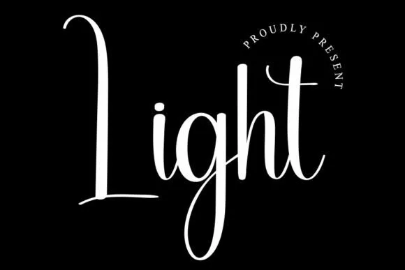 Light Font Light Font Poster 1