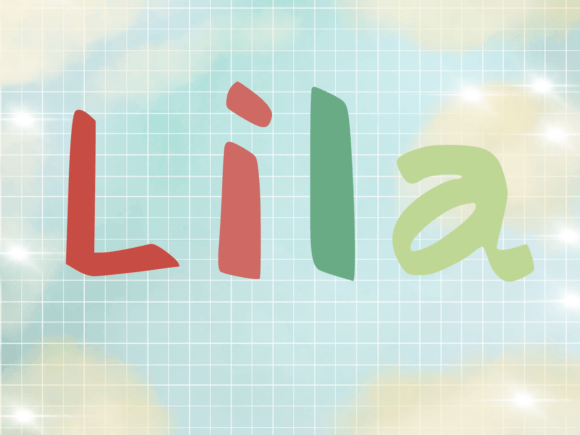 Lila Font Poster 1