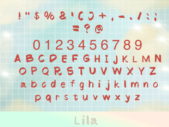 Lila Font Poster 5