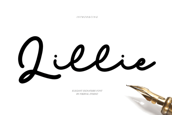 Lillie Font Poster 1