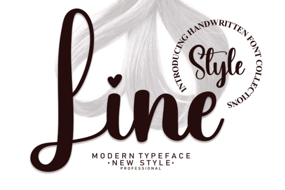 Line Font Line Font Poster 1