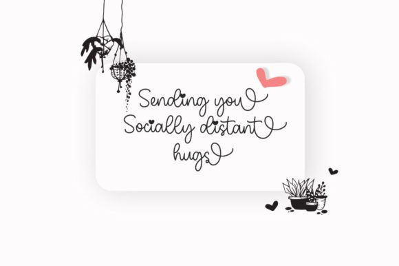 Line Love Duo Font Poster 3