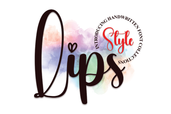 Lips Font Poster 1