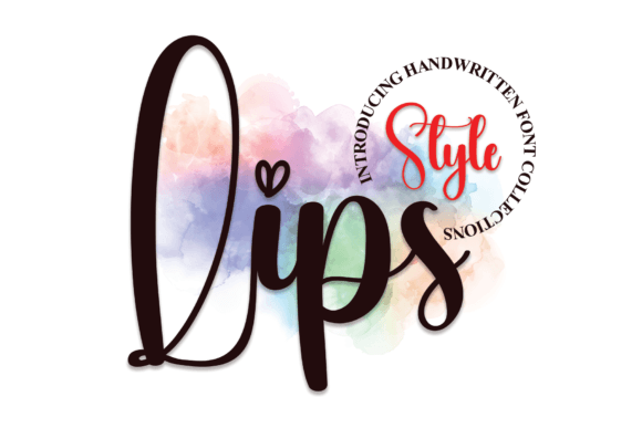 Lips Font Lips Font Poster 1