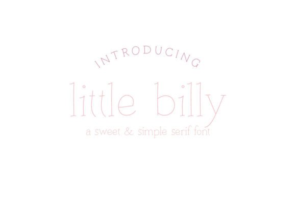 Little Billy Font