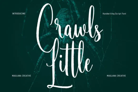 Little Crawls Font Little Crawls Font Poster 1