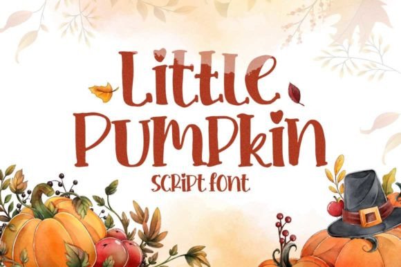 Little Pumpkin Font Poster 1