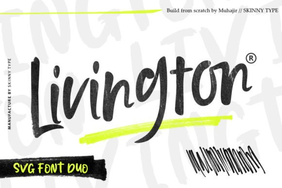 Livington Duo Font Poster 1