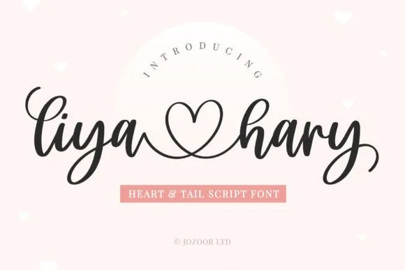 Liya Hary Font Liya Hary Font Poster 1
