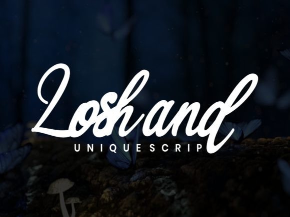 Loshand Font Poster 1