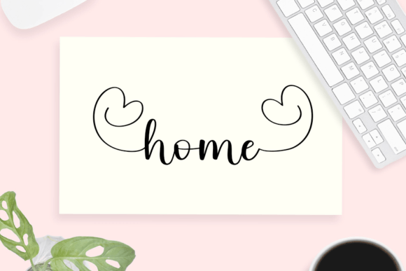 Love Font Poster 3