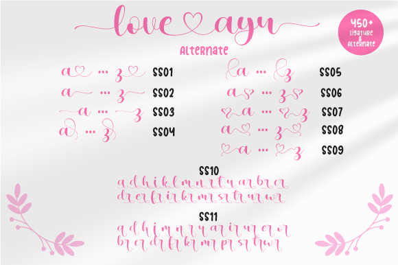 Love Ayu Font Poster 8