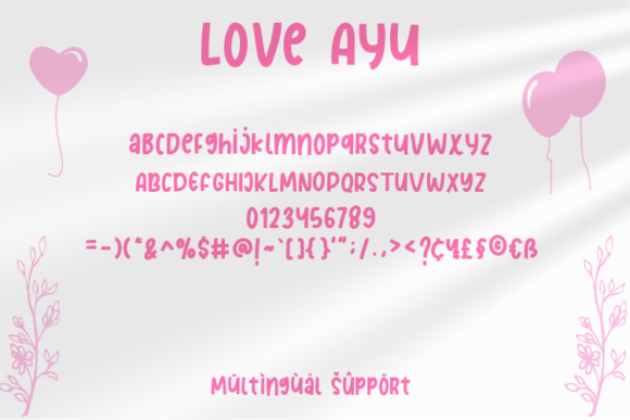 Love Ayu Font Poster 9